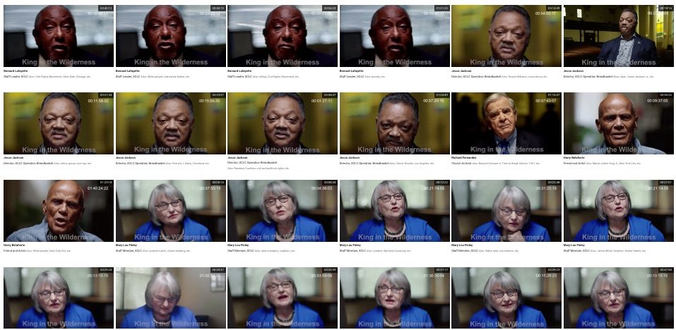 Interview Archive screenshot